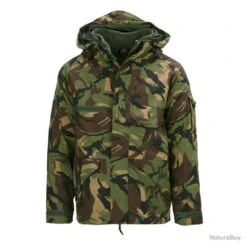 Parka Militaire Couleur Camouflage USA. -Peltor Soldes 00006 Parka militaire Couleur Camouflage USA Taille S