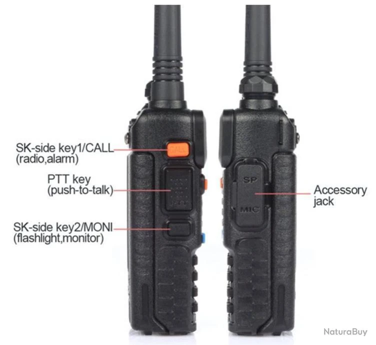 2x BAOFENG BF-F8 Plus 8W Tri-Power Talkies Walkies VHF/UHF Émetteur-Récepteur Radio Bidirectionnel 8 2x BAOFENG BF-F8 Plus 8W Tri-Power Talkies Walkies VHF/UHF Émetteur-Récepteur Radio Bidirectionnel – Image 6