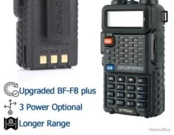 BAOFENG BF-F8 Plus 8W Tri-Power Talkies Walkies VHF/UHF Émetteur-Récepteur Radio Bidirectionnel -Peltor Soldes 00006 BAOFENG BF F8 Plus 8W Tri Power Talkies Walkies VHF UHF Emetteur Recepteur Radio Bidirectionnel