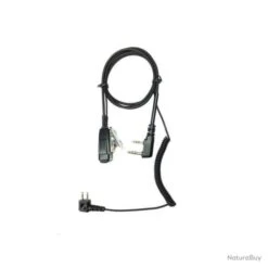 Câble Micro AlphaComSud Pour Casque Antibruit Kenwood TK / Midland CT - G10