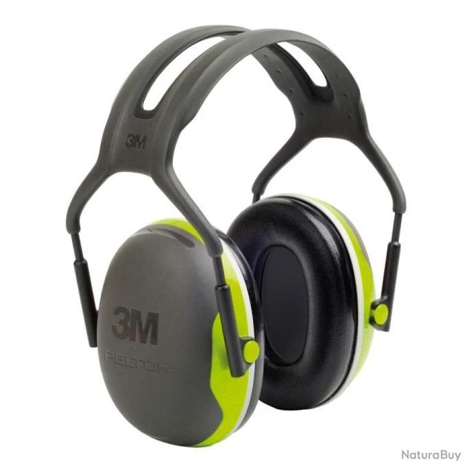 Casque 3M Peltor X4A Vert Fluo 33dB 3 Casque 3M Peltor X4A Vert Fluo 33dB
