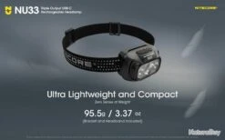 Lampe Frontale Nitecore NU33 - 700 Lumens -Peltor Soldes 00006 Lampe Frontale Nitecore NU33 700 Lumens