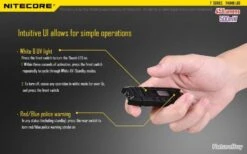 Lampe THUMB 85Lumens Balisage Rouge | NITECORE -Peltor Soldes 00006 Lampe THUMB 85Lumens balisage Rouge