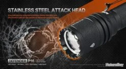 Lampe Torche Acebeam P16 - 1800 Lumens - 484 Mètres De Portée -Peltor Soldes 00006 Lampe Torche Acebeam P16 1800 Lumens 484 metres de portee