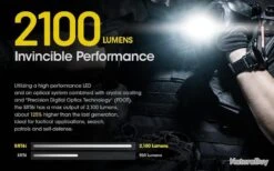 Lampe Torche Nitecore SRT6i - 2100 Lumens - 510 Mètres De Portée -Peltor Soldes 00006 Lampe Torche Nitecore SRT6i 2100 Lumens 510 metres de portee