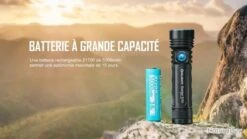 Lampe Torche Olight SEEKER 3 Pro Noir - 4200 Lumens -Peltor Soldes 00006 Lampe Torche Olight SEEKER 3 Pro Noir 4200 Lumens