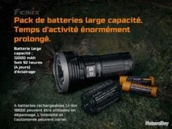 Lampe Torche Rechargeable Fenix LR40R -Peltor Soldes 00006 Lampe torche rechargeable Fenix LR40R