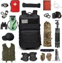 Sac à Dos Tactique - 40L- Etanche Chasse Pêche Randonnée Livraison Gratuite -Peltor Soldes 00006 Sac a Dos Tactique 40L Etanche Chasse Peche Randonnee Livraison Gratuite