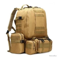 Sac à Dos Tactique De 50l Militaire Pour Hommes, Sac Tactique De Sport Molle 4 En 1 ACU -Peltor Soldes 00006 Sac a dos tactique de 50l militaire pour hommes sac tactique de Sport Molle 4 en 1 ACU