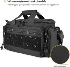 Sac De Tir Pour Pistolet Étui Souple Sacoche Tactique Pour La Chasse Le Tir Pochette Verrouillage -Peltor Soldes 00006 Sac de Tir pour Pistolet Etui Souple Sacoche Tactique pour la Chasse ou Le Tir Pochette Verrouillage