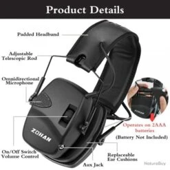 ZOHAN Casque Anti Bruit Électronique Réduction Du Bruit Protection Auditive Pour Le Tir Et Chasse -Peltor Soldes 00006 ZOHAN Casque Anti Bruit Electronique Reduction du Bruit Protection Auditive pour Le Tir et Chasse