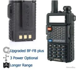 2x BAOFENG BF-F8 Plus 8W Tri-Power Talkies Walkies VHF/UHF Émetteur-Récepteur Radio Bidirectionnel 16 2x BAOFENG BF-F8 Plus 8W Tri-Power Talkies Walkies VHF/UHF Émetteur-Récepteur Radio Bidirectionnel -Peltor Soldes 00007 2x BAOFENG BF F8 Plus 8W Tri Power Talkies Walkies VHF UHF Emetteur Recepteur Radio Bidirectionnel