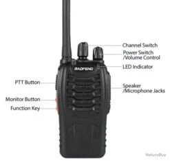 6x BaoFeng BF-888S PMR446 / Baofeng BF-88E PMR (Version Mise à Jour Des Talkies-walkies 888S UHF) 17 6x BaoFeng BF-888S PMR446 / Baofeng BF-88E PMR (Version Mise à Jour Des Talkies-walkies 888S UHF) -Peltor Soldes 00007 6x BaoFeng BF 888S PMR446 Baofeng BF 88E PMR Version mise a jour des talkies walkies 888S UHF