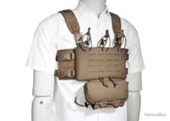 Brelage Légé + Poche Amovible Tasmanian Tiger Small Combi Rig - Coyote