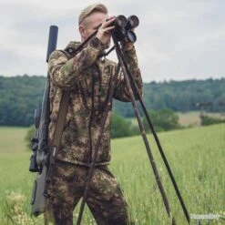 Canne De Pirsch Trépied En Châtaignier 15 Canne De Pirsch Trépied En Châtaignier -Peltor Soldes 00007 Canne de pirsch trepied en chataignier