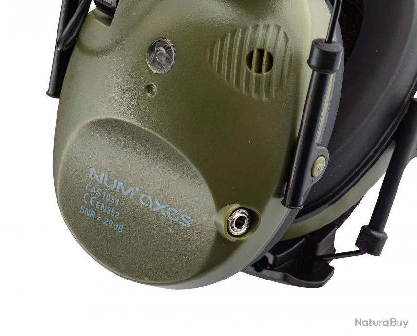 Casque Anti-Bruit Num' Axes Electronique CAS1034 Kaki 9 Casque Anti-Bruit Num' Axes Electronique CAS1034 Kaki – Image 7