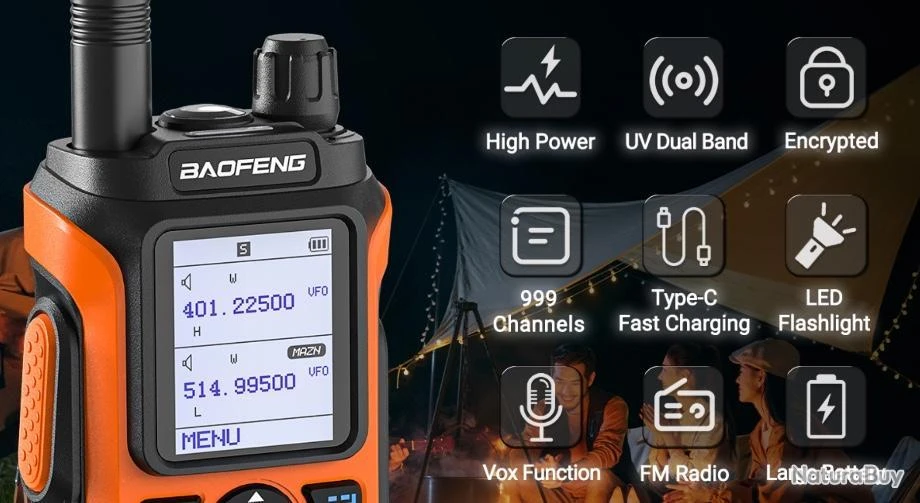 DESTOCKAGE .....VHF BAOFENG UV-21 PRO Longue Distance, CB, RADIO, étanche 9 DESTOCKAGE .....VHF BAOFENG UV-21 PRO Longue Distance, CB, RADIO, étanche – Image 7