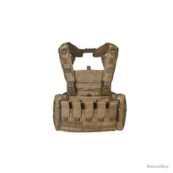 Gilet De Combat Tasmanian Tiger Chest Rig MKII M4 Brelage / Porte Plaque M16/M4 - Coyote