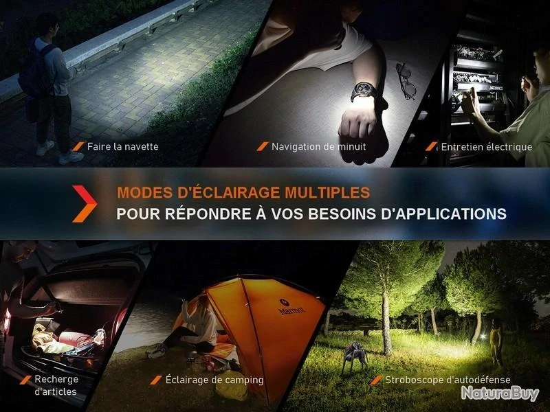 Lampe Torche Fenix E18R V2.0 - 1200 Lumens 9 Lampe Torche Fenix E18R V2.0 - 1200 Lumens – Image 7