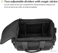 Sac De Tir Pour Pistolet Étui Souple Sacoche Tactique Pour La Chasse Le Tir Pochette Verrouillage -Peltor Soldes 00007 Sac de Tir pour Pistolet Etui Souple Sacoche Tactique pour la Chasse ou Le Tir Pochette Verrouillage