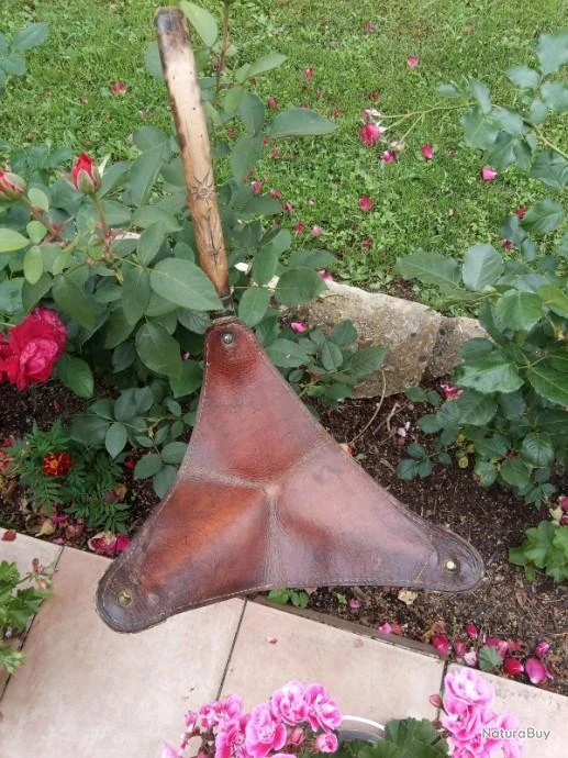 Ancienne Canne Siège Allemande Assise En Cuir. 10 Ancienne Canne Siège Allemande Assise En Cuir. – Image 8