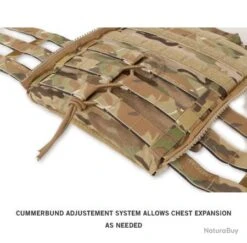 Crye Precision Jumpable Plate Carrier 2.0(TM) (JPC 2.0) MultiCam L -Peltor Soldes 00008 Crye Precision Jumpable Plate Carrier 2.0 TM JPC 2.0 MultiCam L