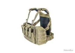 Gilet De Combat Tasmanian Tiger Rig MKII Brelage / Porte Plaque - Olive -Peltor Soldes 00008 Gilet de Combat Tasmanian Tiger Rig MKII Brelage Porte Plaque Olive