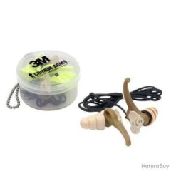 LOT TIR 2 PAIRES DE BOUCHONS TIR ANTI-BRUITS 3M COMBAT ARMS 4.1 + 1 Coffret Lunettes Balistiques ESS -Peltor Soldes 00008 LOT TIR 2 PAIRES DE BOUCHONS TIR ANTI BRUITS 3M COMBAT ARMS 4.1 1 coffret lunettes balistiques ESS