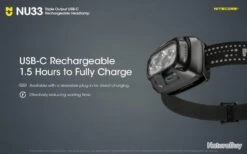 Lampe Frontale Nitecore NU33 - 700 Lumens -Peltor Soldes 00008 Lampe Frontale Nitecore NU33 700 Lumens