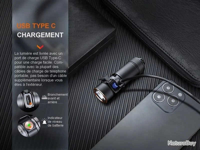 Lampe Torche Fenix E18R V2.0 - 1200 Lumens 10 Lampe Torche Fenix E18R V2.0 - 1200 Lumens – Image 8