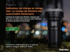 Lampe Torche Rechargeable Fenix LR40R -Peltor Soldes 00008 Lampe torche rechargeable Fenix LR40R