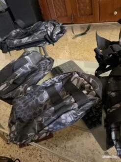 Sac à Dos Tactique De 50l Militaire Pour Hommes, Sac Tactique De Sport Molle 4 En 1 ACU -Peltor Soldes 00008 Sac a dos tactique de 50l militaire pour hommes sac tactique de Sport Molle 4 en 1 ACU