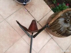 Ancienne Canne Siège Allemande Assise En Cuir. 19 Ancienne Canne Siège Allemande Assise En Cuir. -Peltor Soldes 00009 Ancienne canne siege allemande assise en cuir