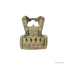 Gilet De Combat Tasmanian Tiger Chest Rig MKII M4 Brelage / Porte Plaque M16/M4 - Coyote -Peltor Soldes 00009 Gilet de Combat Tasmanian Tiger Chest Rig MKII M4 Brelage Porte Plaque M16 M4 Coyote