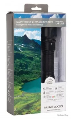 Lampe Tactique Rechargeable NUM'AXES 3 Led Blanche-Rouge-Verte -Peltor Soldes 00009 Lampe Tactique rechargeable NUM AXES 3 Led Blanche Rouge Verte 1