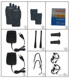 Lot 2 Talkie Walkie Rechargeable Longue Porté 5KM - Batterie 1500 MAh Li-ion - Kit Oreillette Chasse -Peltor Soldes 00009 Lot 2 Talkie Walkie Rechargeable Longue Porte 5KM Batterie 1500 MAh Li ion Kit Oreillette Chasse