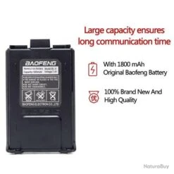 PROMO!! BAOFENG UV-5R 5W RADIO TALKIE WALKIE DOUBLE BANDE 128 CANAUX -Peltor Soldes 00009 PROMO BAOFENG UV 5R 5W RADIO TALKIE WALKIE DOUBLE BANDE 128 CANAUX