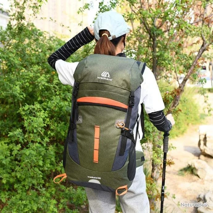 Sac à Dos Tactique Randonnée 50L Housse De Pluie Imperméable Chasse Pêche Trekking Alpinisme Vert 11 Sac à Dos Tactique Randonnée 50L Housse De Pluie Imperméable Chasse Pêche Trekking Alpinisme Vert – Image 9