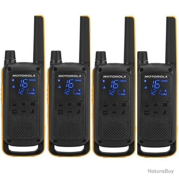 Talkie Walkie Motorola T82 Extreme (Vendu Par 4) 3 Talkie Walkie Motorola T82 Extreme (Vendu Par 4)