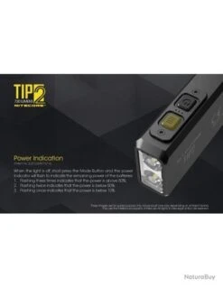 Lampe TIP2 720 Lumens | NITECORE -Peltor Soldes 00010 Lampe TIP2 720 lumens NITECORE