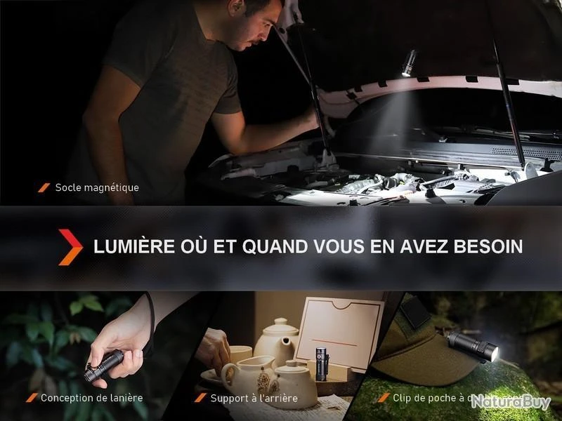 Lampe Torche Fenix E18R V2.0 - 1200 Lumens 12 Lampe Torche Fenix E18R V2.0 - 1200 Lumens – Image 10