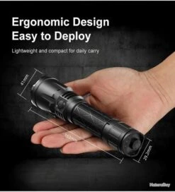 Lampe Tactique Klarus XT21X PRO - 4400Lumens Rechargeable -Peltor Soldes 00010 Lampe tactique Klarus XT21X PRO 4400Lumens rechargeable