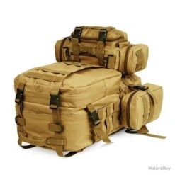 Sac à Dos Tactique De 50l Militaire Pour Hommes, Sac Tactique De Sport Molle 4 En 1 ACU -Peltor Soldes 00010 Sac a dos tactique de 50l militaire pour hommes sac tactique de Sport Molle 4 en 1 ACU