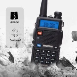 PROMO!! RADIO BAOFENG UV-5R 5W TALKIE WALKIE DOUBLE BANDE 128 CANAUX -Peltor Soldes 00011 PROMO RADIO BAOFENG UV 5R 5W TALKIE WALKIE DOUBLE BANDE 128 CANAUX