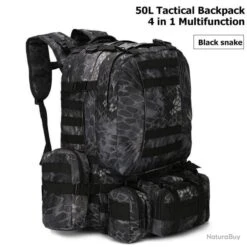 Sac à Dos Tactique De 50l Militaire Pour Hommes, Sac Tactique De Sport Molle 4 En 1 ACU -Peltor Soldes 00011 Sac a dos tactique de 50l militaire pour hommes sac tactique de Sport Molle 4 en 1 ACU