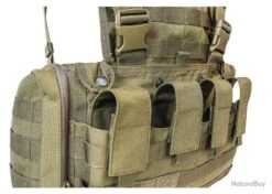 Gilet De Combat Tasmanian Tiger Rig MKII Brelage / Porte Plaque - Olive -Peltor Soldes 00012 Gilet de Combat Tasmanian Tiger Rig MKII Brelage Porte Plaque Olive