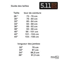 Pantalon 5.11 TACTICAL APEX Noir 30"-34" -Peltor Soldes 00016 Pantalon 5.11 TACTICAL APEX Noir 30 34