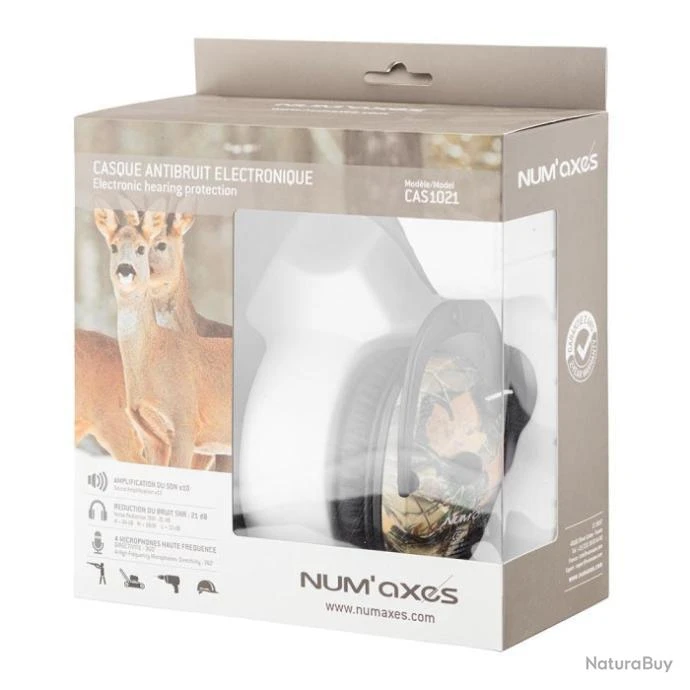Casque Antibruit électronique Num'Axes Camo 5 Casque Antibruit électronique Num'Axes Camo – Image 3