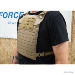 Gilet Porte-plaques Plateminus Blue Force Gear - Coyote - L -Peltor Soldes 00018 Gilet porte plaques Plateminus Blue Force Gear Coyote L