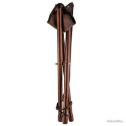 Siège Trépied Pliant - Country Sellerie - Bois Luxe -Peltor Soldes 00018 Siege Trepied Pliant Country Sellerie Bois Luxe